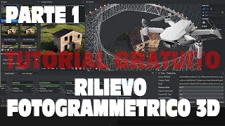 TUTORIAL FOTOGRAMMETRIA E RILIEVI 3D CON SOFTWARE OPEN  GRATUITO video 1 meshroom blender droni [upl. by Mlohsihc]