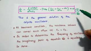 Colpitts Oscillator  Operation  Frequency of Oscillation  EC8452 [upl. by Nagn]