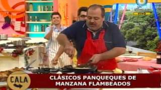 Súper panqueques de manzana flambeados para despedir el año con delicias ricas [upl. by Culbert]