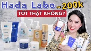 REVIEW 9 Sản phẩm Hada Labo bán chạy nhất SHOPEE giá khoảng 200k  SẢN PHẨM NÀO ĐÁNG MUA [upl. by Tennos]