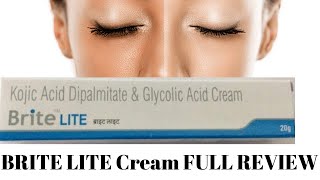 BRITELITE CREAM FULL REVIEW BEST FOR ACNE SCARS AND SPOTS [upl. by Aeiram471]