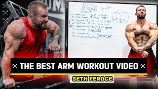 Intense Arm Workout Seth Feroce  Whiteboard Workout [upl. by Hercule]