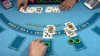 BLACKJACK 1500 BUY IN 6 DECK SESSION [upl. by Akyssej]