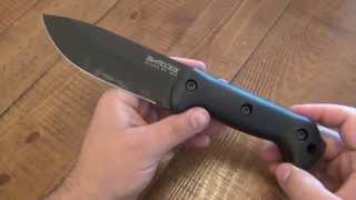 Knife Review  KaBar Becker Campanion quotBK2quot Fixed Blade [upl. by Adiasteb]