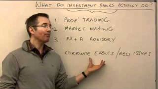 What do investment banks actually do  MoneyWeek Investment Tutorials [upl. by Yreneh]