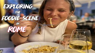 TRASTEVERE ROME FOOD TOUR  Best Places To EAT in TRASTEVERE amp ROMA  Travsessed Rome Italy [upl. by Htbazile727]