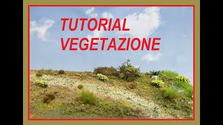 TUTORIAL VEGETAZIONE PLASTICO DIORAMA PRESEPE🌿🍃🌿 [upl. by Dnomaj]