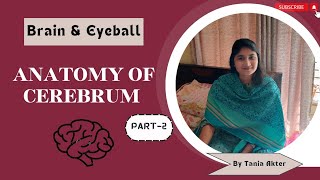 Anatomy of Cerebrum Part 2  Bangla Demonstration of Cerebrum  Viscera of Cerebrum  Cerebrum Demo [upl. by Caty]