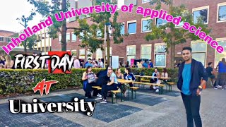 MY First Day At University Inholland Netherlands [upl. by Thielen]