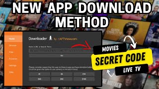 New App Download Method For Firestick in 2024 [upl. by Kehr]