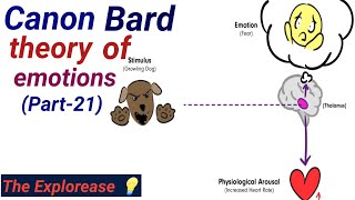 Cannon bard theory of emotion Thalamic theory of Cannon  Example and Criticism of theory emotions [upl. by Abdulla663]