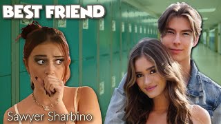 Sawyer Sharbino  Best Friend Official Music Video ft Sophie Fergi surprise reaction [upl. by Temme]