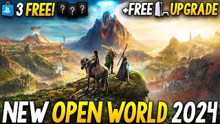 BIGGEST New Upcoming OPEN WORLD Games 2024  3 Free Games Free PS5 Upgrade PS5 Open World Games [upl. by Valentin486]