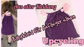 Babykleid für Anfänger nähen DIY [upl. by Carrissa]