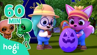 🎃 Old MacDonald Had Spooky Eggs and More｜Halloween Songs for Kids｜Hogi Halloween｜Hogi Pinkfong [upl. by Melan]