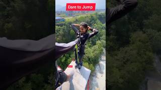 Solo Bungee jumping jump trending shorts adventure love trending sport travel [upl. by Edak359]