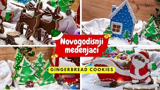 Kako da Napravite Novogodisnje Medenjake 🎅🌲 Christmas Gingerbread Icing Cookies [upl. by Assilaj]