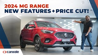 More Features amp More Affordable 2024 MG Astor ZS EV Comet EV Hector Gloster  New Car Discounts [upl. by Akiria642]