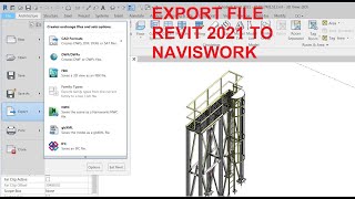 HOW DO EXPORT FILE REVIT TO NAVISWORK NWC [upl. by Holmun]