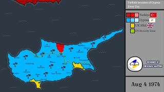 Turkish invasion of Cyprus Every Day 1974 [upl. by Akapol]