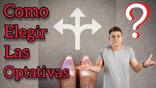 Aprende sobre Materias Optativas [upl. by Hallimaj]