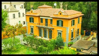 Charming 1920s Luxury Villa Lazio Rome Italy [upl. by Ahsemaj]