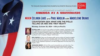 Celinda Lake and Paul Maslin with Madeleine Brand  America at a Crossroads [upl. by Hannah]