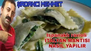 Ravioli Nasıl Yapılır  İtalyan Mantısı Tarifi [upl. by Laehpar824]