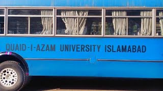 Quaid e Azam university Islamabad busses routes [upl. by Yorztif]