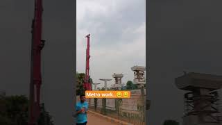 metro work near Agara lake🍀🎋🍀 bangalore [upl. by Tolecnal9]