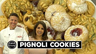 Pignoli Cookies  5 Varieties  Classic Desserts w Cake Bosss Joe amp Grace [upl. by Goodrow]