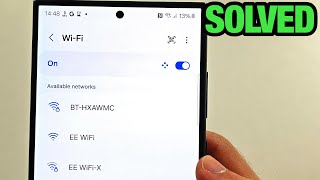 Samsung Galaxy S24 Ultra NOT Showing 5GHZ WiFi SOLVED [upl. by Pinelli]