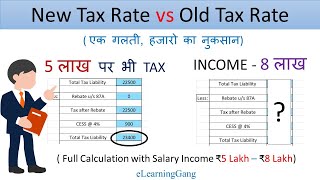 New Income Tax Rates Calculation FY 2020 21 Income Tax Slabs  Income Tax Calculator 2020 21 [upl. by Darra416]