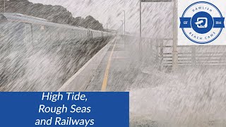 High Tides Rough Seas and Railways in Dawlish [upl. by Oznofla]