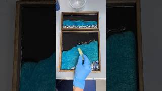 Resin art tutorial resinart resincrafts subscribe viralvideo shorts epoxydesign resinideas [upl. by Retsev]