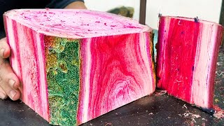 Beautiful Wood From Bark To Core Hidden Geniuses Turn Wood Into Korean Kimchi Mushrooms [upl. by Rene]