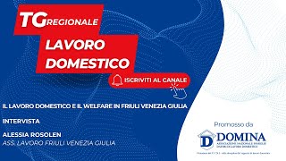 Tg Regionale Lavoro Domestico  Friuli Venezia Giulia [upl. by Evante]