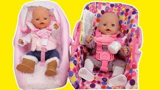 Baby Born Doll Morning Routine feeding and Changing baby doll Compilation [upl. by Fasa191]