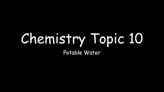 Potable Water  GCSE Chemistry 91 [upl. by Akinajnat]