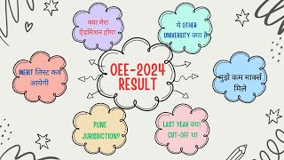 OEE2024 Merit List of Various Departments of SPPU 2024 25 Waiting List Admission Process [upl. by Rodoeht]