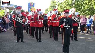 Poyntzpass Silver Band  Hamiltonsbawn Silver Band Parade 2024 [upl. by Adham]