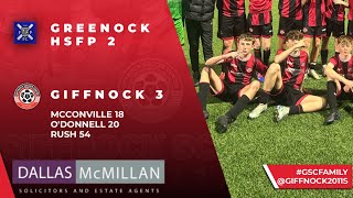 Greenock 2 v 3 Giffnock  25th September 2024 [upl. by Hartmunn]