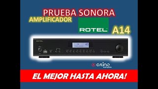 Rotel A14  Prueba Sonora  Blues de media noche [upl. by Nylirej767]