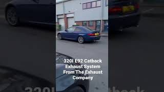 BMW 320I E92 Straight PipedCatback Exhaust System [upl. by Fleeman]