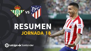 Resumen de Real Betis vs Atlético de Madrid 12 [upl. by Akenehs602]