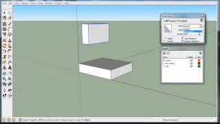 How to use layers in Sketchup [upl. by Rikahs]