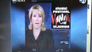 Chiodos on ABC News quotMosh Pits Gone Wrongquot  Bamboozle 08 [upl. by Eey784]