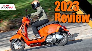 The best of all time Vespa GTS 2023 scooter test [upl. by Purvis]