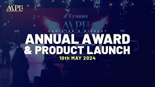 3rd Annual Award amp Product Launch 2024  AAPL 2k24  Fronus Solar Energy [upl. by Witte]