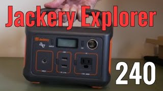 Jackery Explorer 240 Portable Power Station 240Wh [upl. by Lrig]